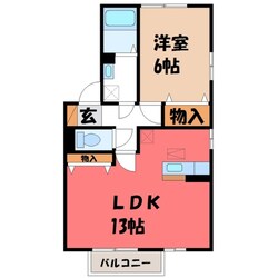 岡本駅 バス22分  前原下車：停歩5分 1階の物件間取画像